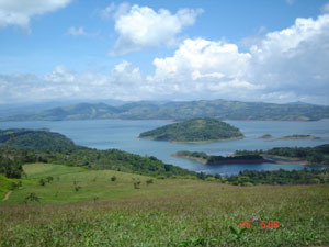 From one of the 8 Santa Elena Estate lots, here is a view of San Elena Island.